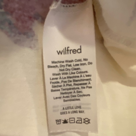 Wilfred off-shoulder crop floral top XS - Picture 3 of 7